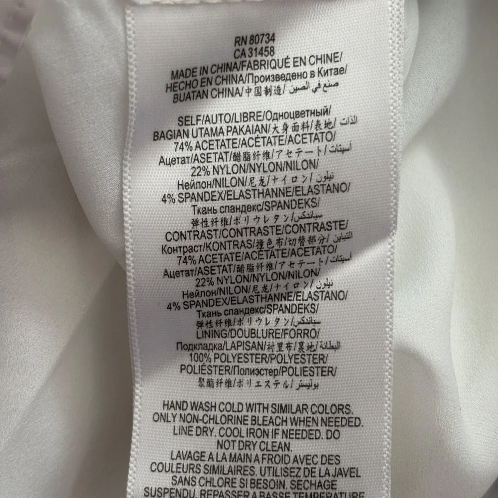 BCBGMaxAzria "Kalea" Strapless Mini Dress - Black & White Size 8 - Picture 13 of 13